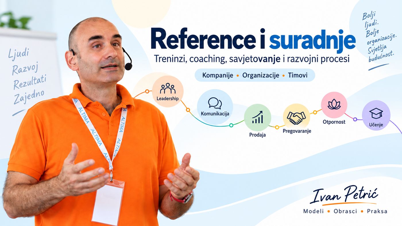 Ivan Petrić – reference, suradnje, treninzi, coaching i razvojni procesi